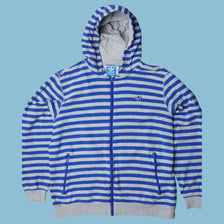 Vintage Adidas Striped Hoodie - XL