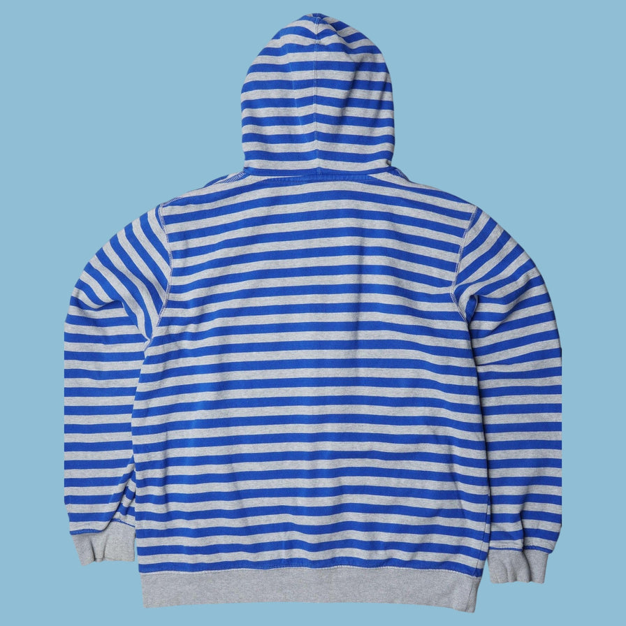 Vintage Adidas Striped Hoodie - XL