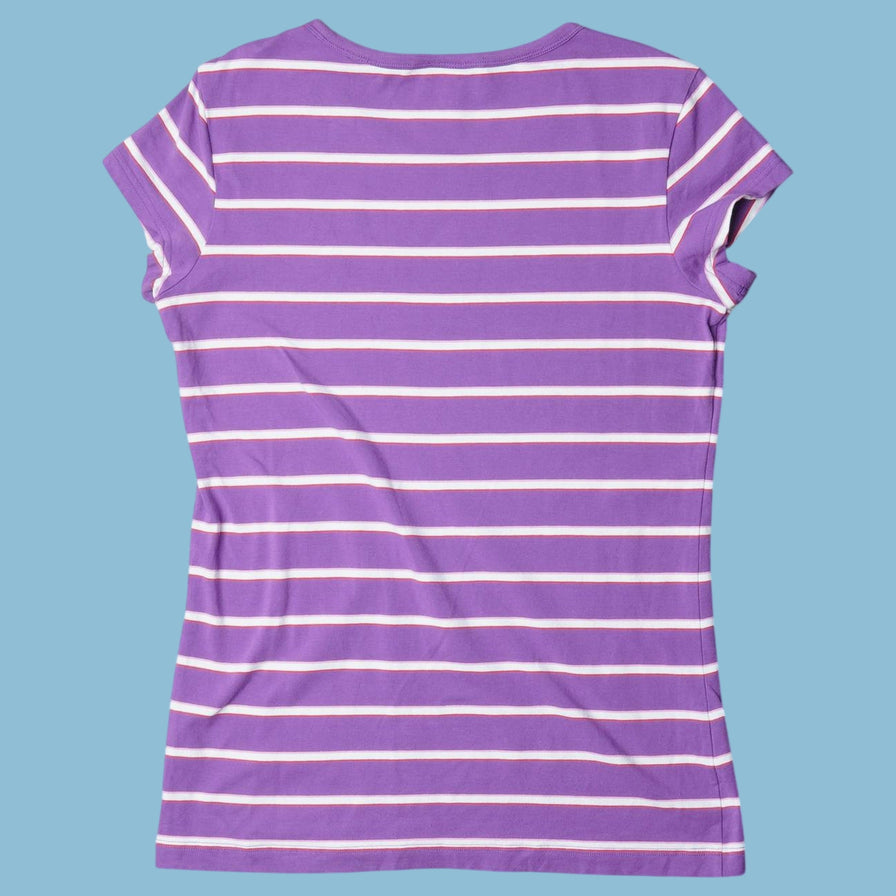 Vintage Adidas Striped T-Shirt - L
