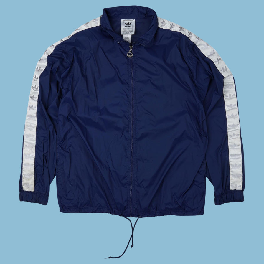 Vintage Adidas TNT Tape Windbreaker Jacke - M