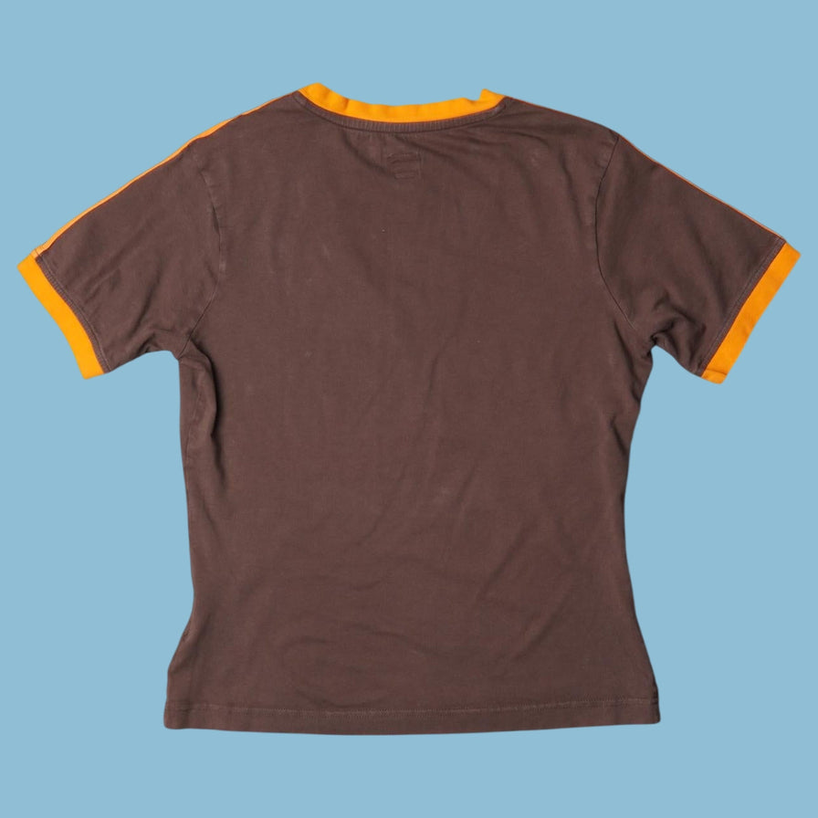 Vintage Adidas 90s V-Neck T-Shirt - L