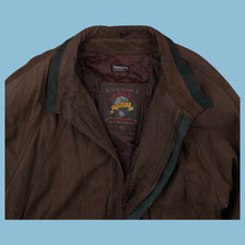 Vintage Adventure Bound Suede Leather Jacket - XL