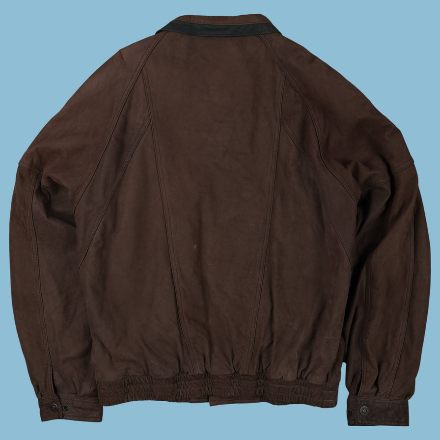 Vintage Adventure Bound Wildleder Lederjacke - XL