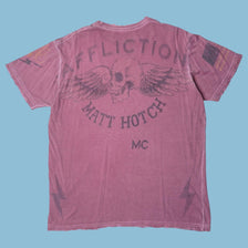 Vintage Affliction 2000s American Customs Skull T-Shirt - M