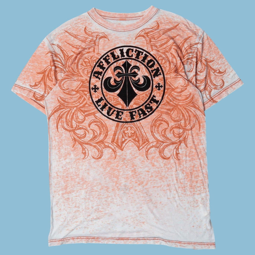 Vintage Affliction 2000s Live Fast T-Shirt - L
