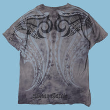 Vintage Affliction 2000s Skull Tribal T-Shirt - 2XL