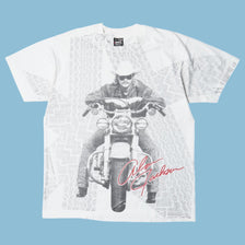 Vintage Alan Jackson 90s Motorcycle T-Shirt - L