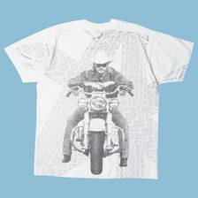 Vintage Alan Jackson 90s Motorcycle T-Shirt - L