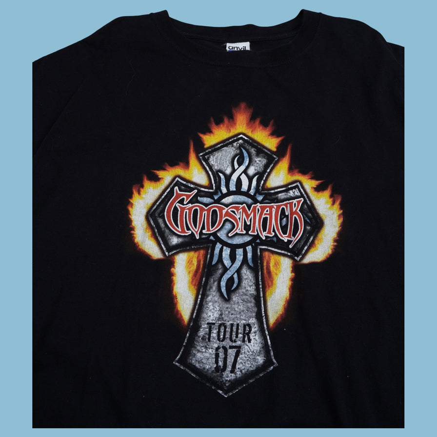 Vintage Anvil Y2K Godsmack T-Shirt - XL - NFF Vintage