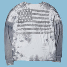Vintage Archaic 2000s Skull Graphic Longsleeve - L