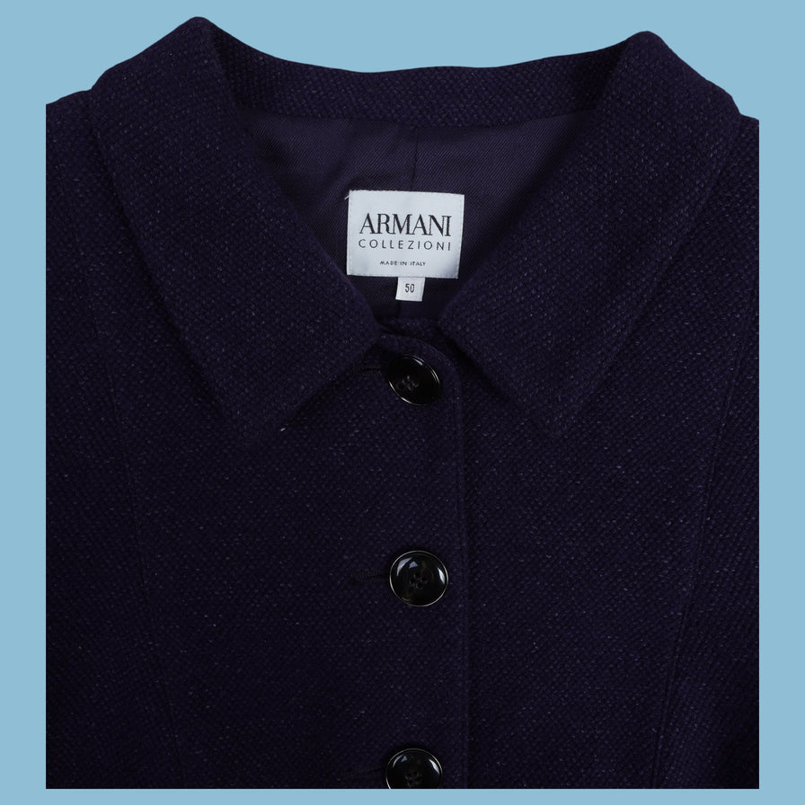 Vintage Armani Collezioni Wolljacke - L - NFF Vintage