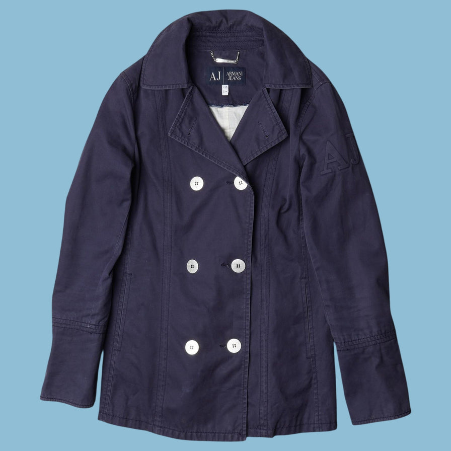 Vintage Armani Jeans Jacke Mantel - M