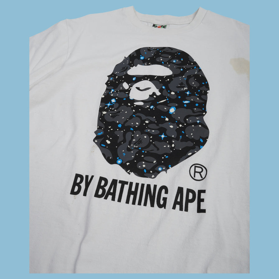 Vintage BAPE Space Tarnfarbe A Bathing Ape T-Shirt - M - NFF Vintage