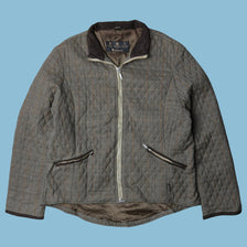 Vintage Barbour Quilted Tweed Jacke - M