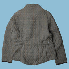 Vintage Barbour Quilted Tweed Jacke - M