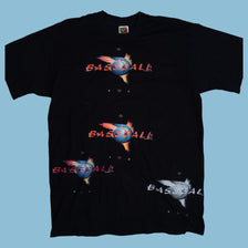 Vintage 90er Baseball Insanity on Fire T-Shirt - XL - NFF Vintage