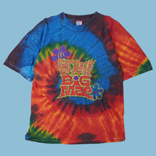 T-shirt vintage années 90 Batik Mc Donalds x Coca Cola - L