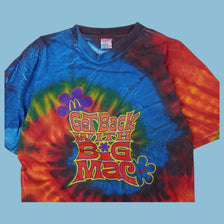 T-shirt vintage années 90 Batik Mc Donalds x Coca Cola - L