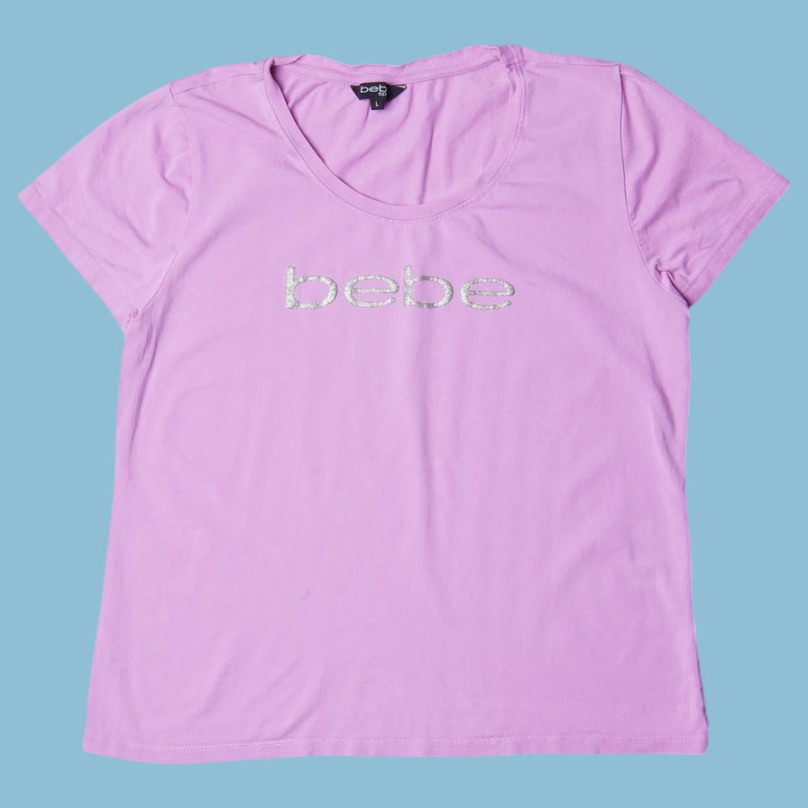 Vintage Bebe 2000s Logo T-Shirt - L