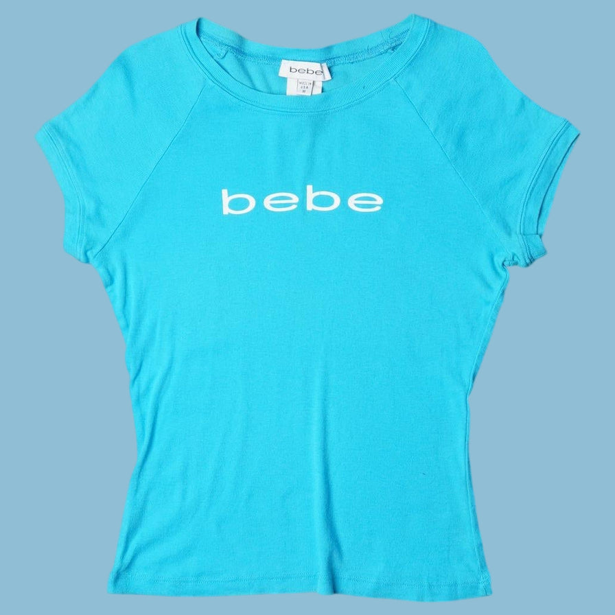 Vintage Bebe 2000s Logo T-Shirt - M