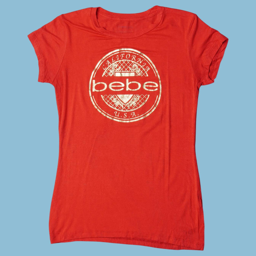Vintage Bebe 2000s Logo T-Shirt - M