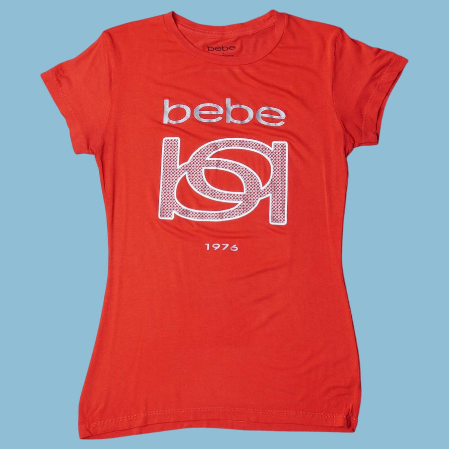 Vintage Bebe 2000s Logo T-Shirt - S