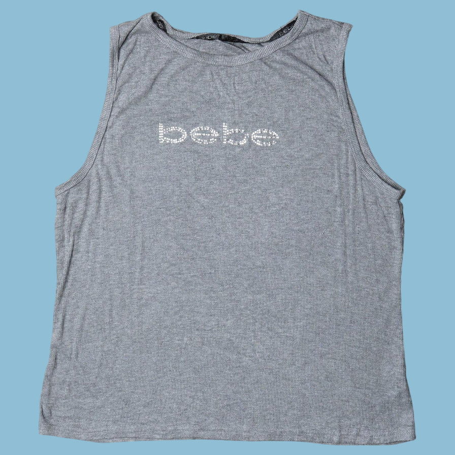 Vintage Bebe 2000s Strass Tank Top - S