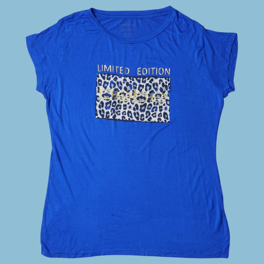 Vintage Bebe Y2K Limited Edition Leopard T-Shirt - XL