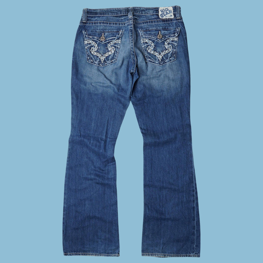 Vintage Big Star 2000s Embroidered Jeans - 26
