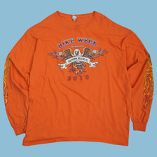 Vintage Bike Week 2010 Langarshirt Flammen - 2XL - NFF Vintage