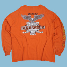 Vintage Bike Week 2010 Langarshirt Flammen - 2XL - NFF Vintage