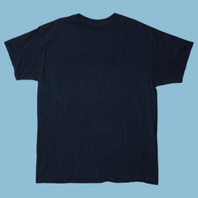 T-shirt vintage imprimé crâne biker - L