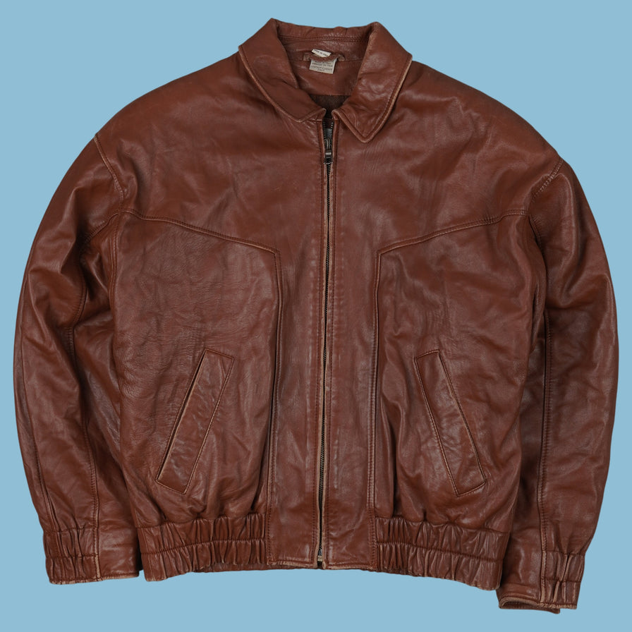 Vintage Y2K Bloomingdale's Lederjacke - L
