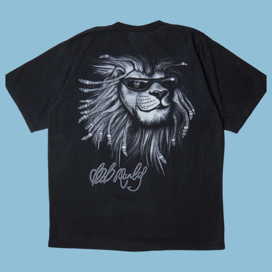 Vintage Bob Marley Lion Rasta T-Shirt - XL