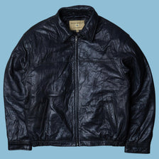Vintage Boston Harbour Lederjacke - L
