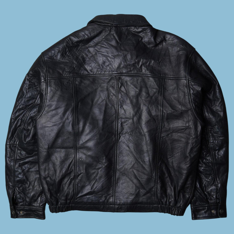 Vintage Boston Harbour Lederjacke - L