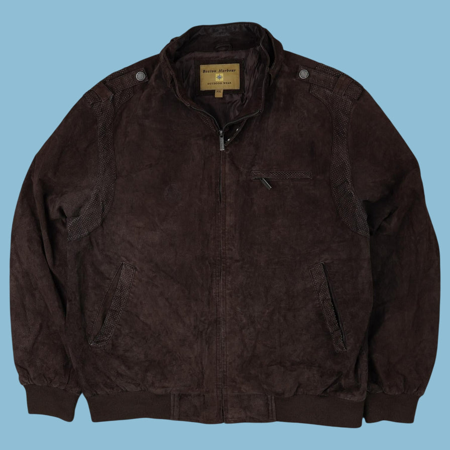 Vintage Boston Harbour Wildlederjacke - 2XL