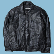 Vintage Boston Outfitters Lederjacke - L
