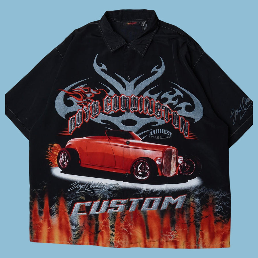 Vintage Boyd Coddington 2000s Custom Hot Rod Hemd - 2XL