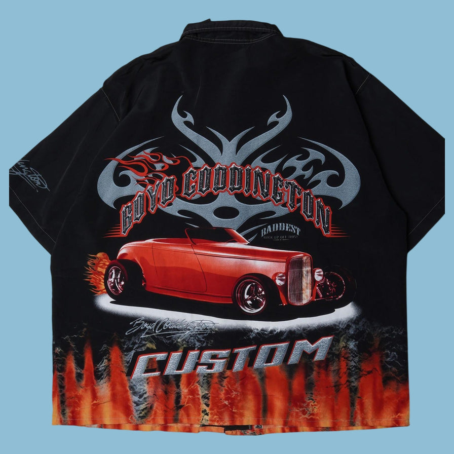 Vintage Boyd Coddington 2000s Custom Hot Rod Hemd - 2XL