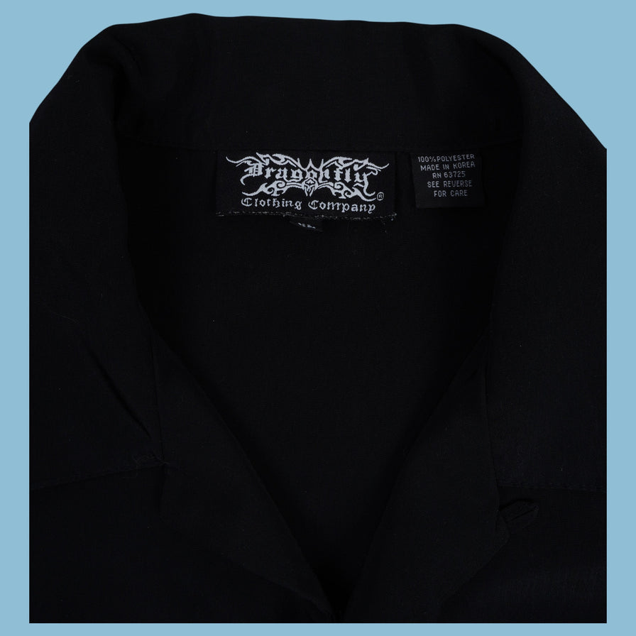 Vintage Bragorfly Clothing Company Y2K Flame Hemd - XL - NFF Vintage