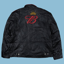 Blouson en cuir Vintage Budweiser 2000s Dale Earnhardt Jr. #8 NASCAR - XL