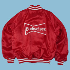 Vintage Budweiser Toyota Racing Satin Jacke - XL