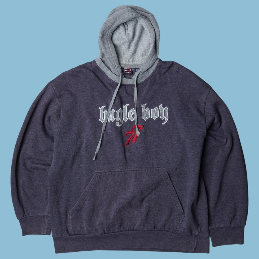 Vintage Bugle Boy 90s Hoodie - L