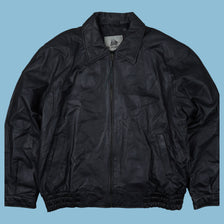 Vintage Burk's Bay Bomber Leather Jacket - XL
