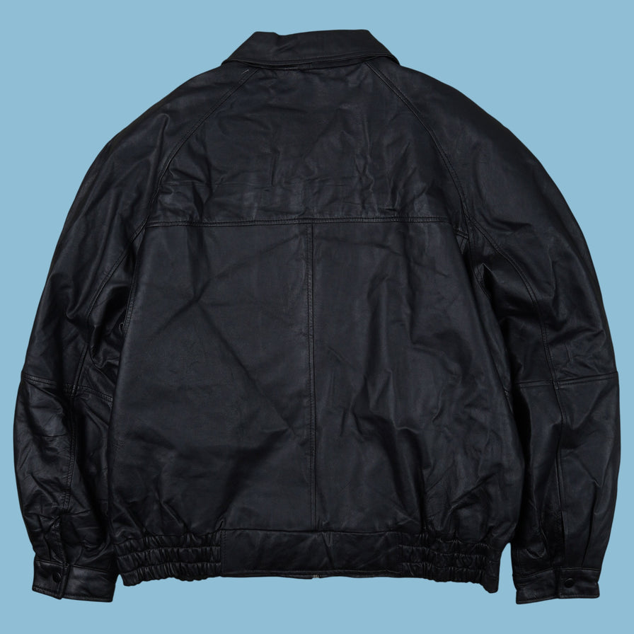Vintage Burk's Bay Bomber Lederjacke - XL