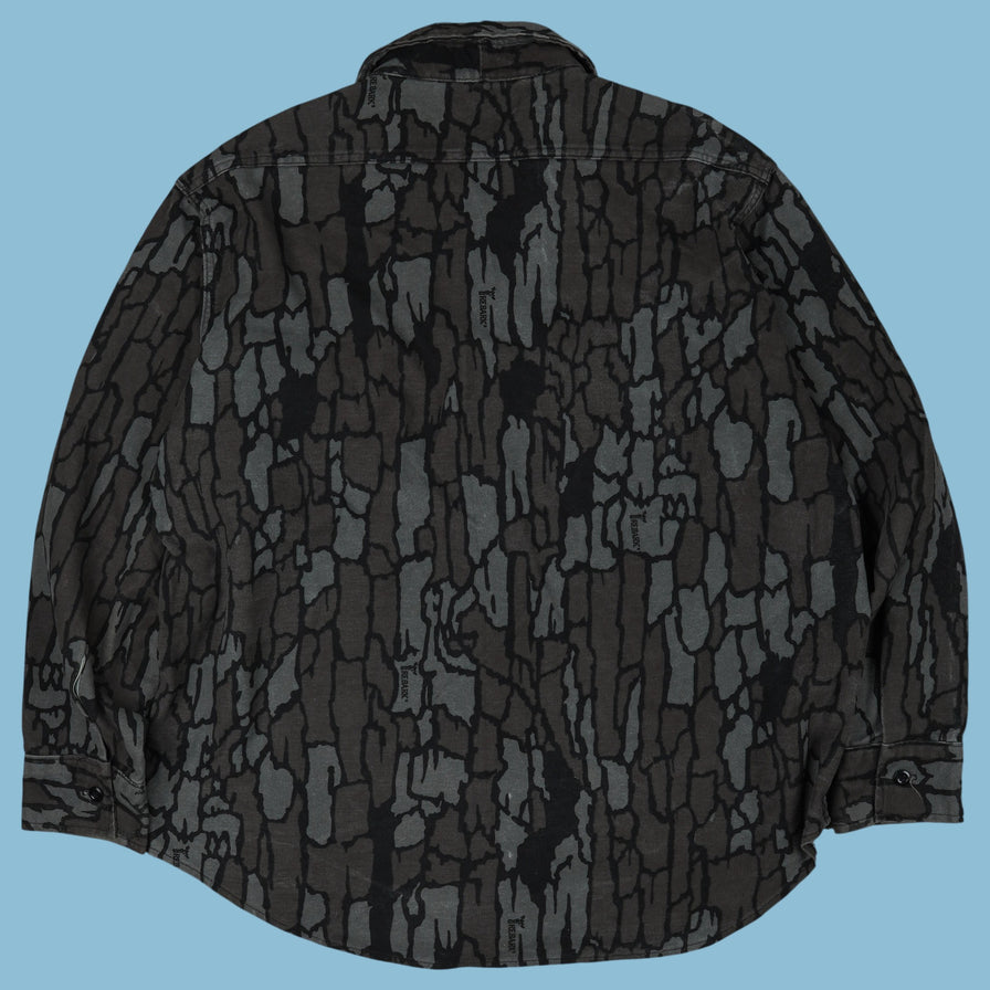 Vintage 90s Cabela's Pattern Flanell Hemd - L
