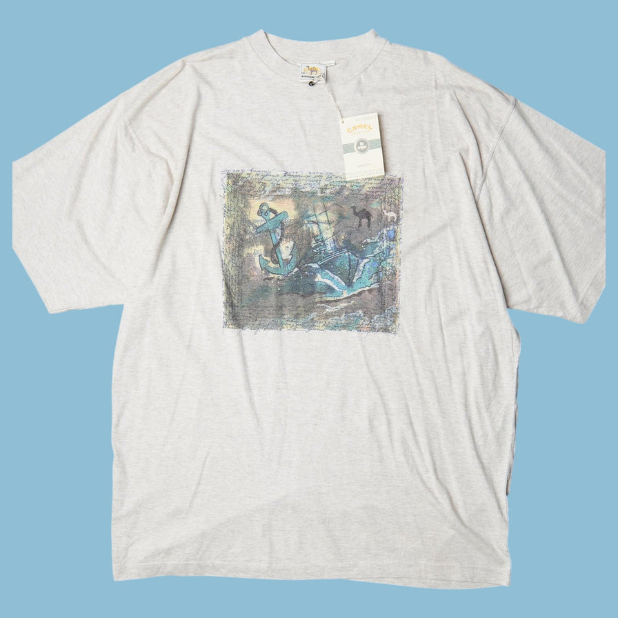 Vintage Camel 90s Nautical Graphic T-Shirt - XL