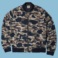 Vintage Carhartt Camo Bomber Jacke - M