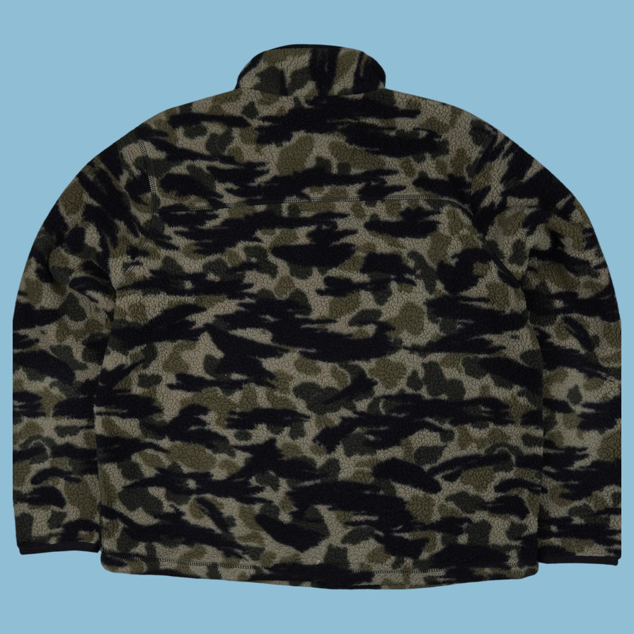 Vintage Carhartt Camo Fleecejacke - L